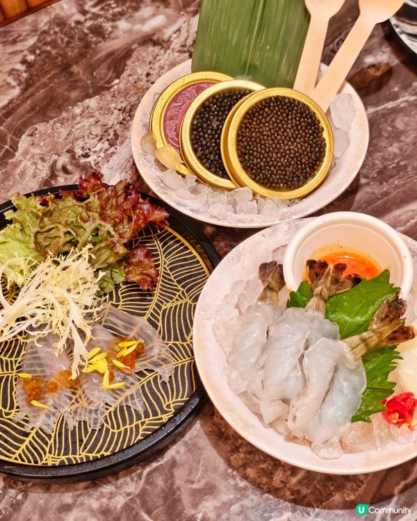 焗膏蟹🦀魚子醬⚫任食