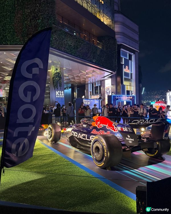 香港打卡 🏎️ K11 Musea 激罕紅牛 F1 賽車展！