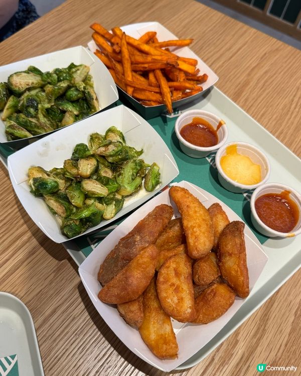 西環超超好食burger薯條