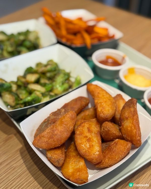 西環超超好食burger薯條