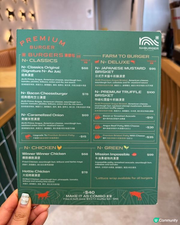 西環超超好食burger薯條