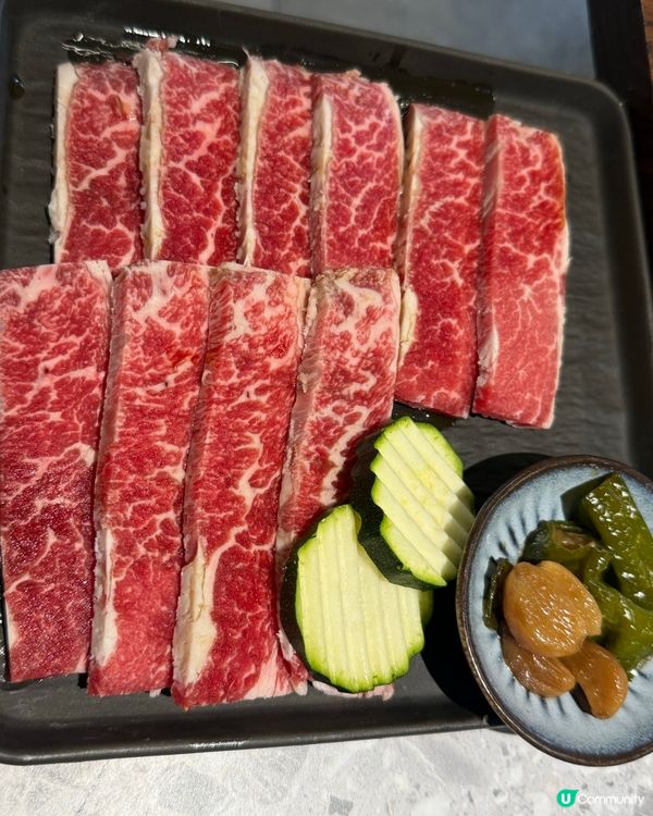 食燒肉，燒肉好食，牛肉好靚，牛舌冇得頂
