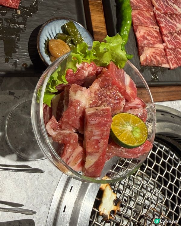食燒肉，燒肉好食，牛肉好靚，牛舌冇得頂