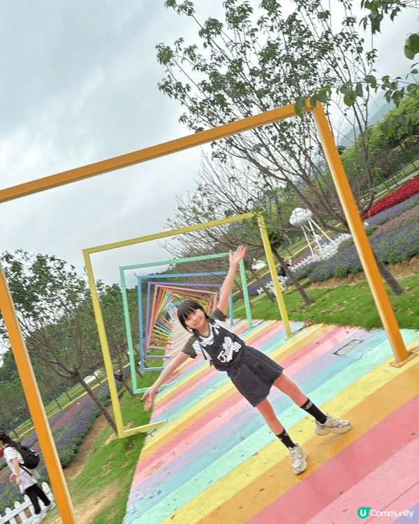 我介紹既地方系盈香心動樂園，呢度周圍都可以打卡真系好靚，另外...