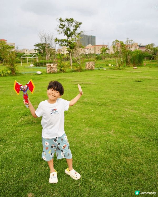 和孩子們一起去中山露營踏青好開心