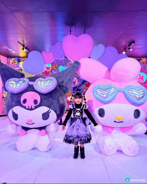 兩姊妹係Kuromi忠粉🙂‍↕️之前去海洋公園同Kuromi...