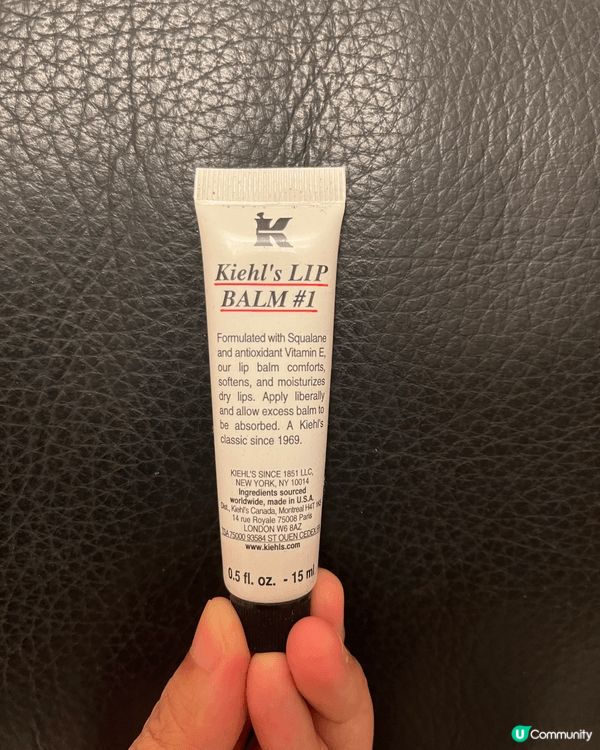 我覺得上唇妝前搽 Kiehl’s Lip Balm #1，係...