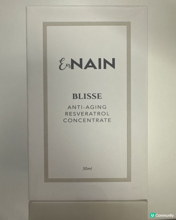 En Nain Blisse 抗衰老白藜蘆醇精華，這款精華液...