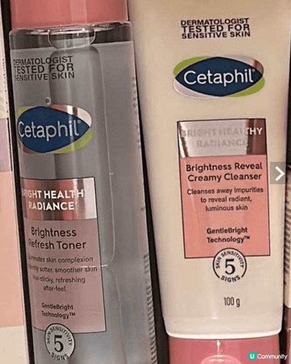 我覺得Cetaphil爽膚水同面霜好用，因為質地夠溫和唔太刺...