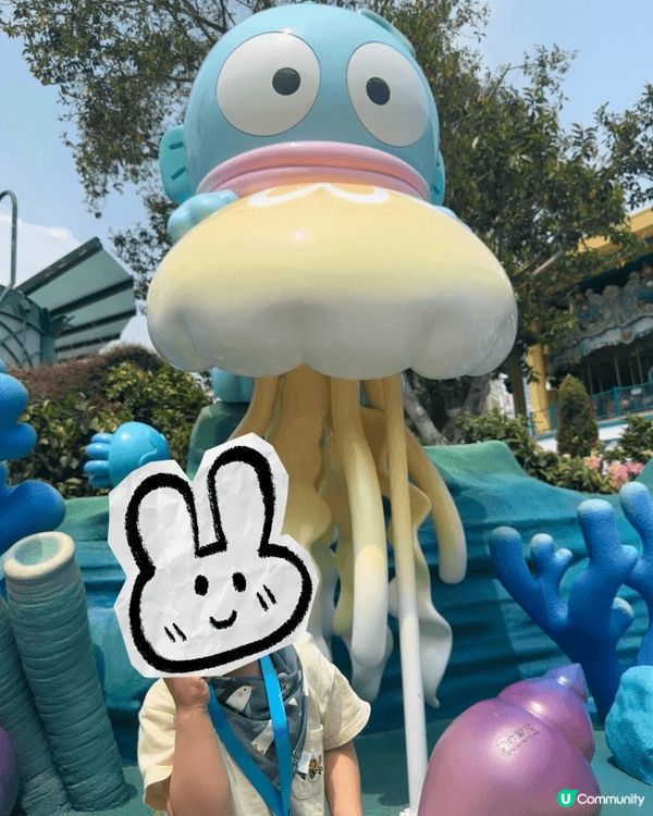 最近香港海洋公園和Sanrio聯名，成個園區變得超夢幻！Po...