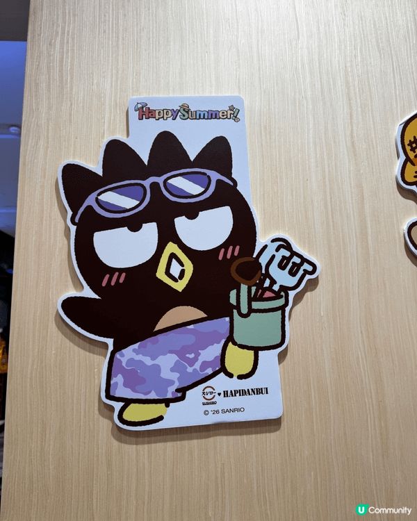 新加坡的壽司郎推出了與Sanrio 角色聯成的夏日美食，兩款...