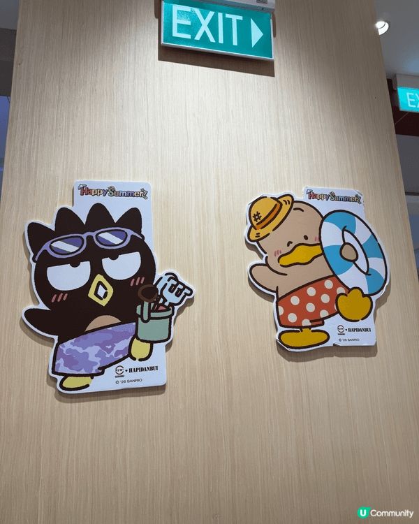 新加坡的壽司郎推出了與Sanrio 角色聯成的夏日美食，兩款...