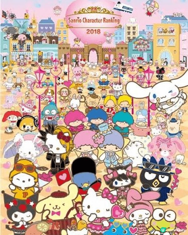 喜歡Sanrio角色的原因，主要是其獨特的「卡哇伊」療癒風格...