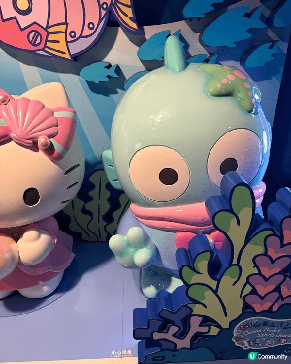 海洋公園Sanrio 蔚藍海洋之旅活動 ，有小朋友喜歡的布甸...