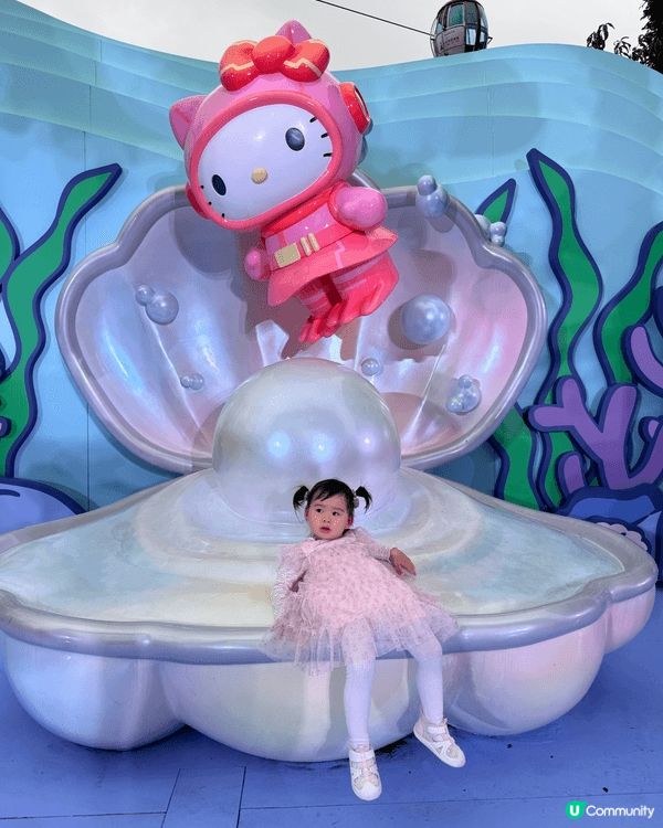 知道海洋公園有Sanrio做主題，就決定爸爸生日去海洋公園慶...