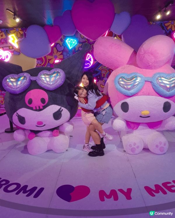 喜歡hello kitty，kuromi, melody, ...