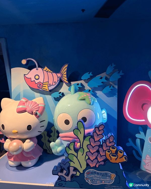 在三月時候得知海洋公園有同Sanrio 合作，剛好老公3月生...