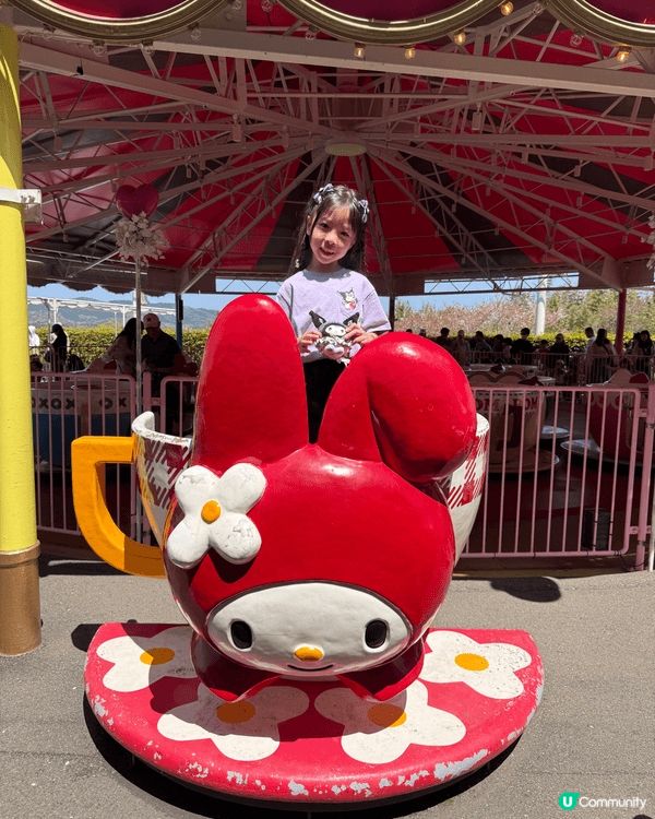 九州Hello Kitty Land，女兒超級喜歡Kurum...