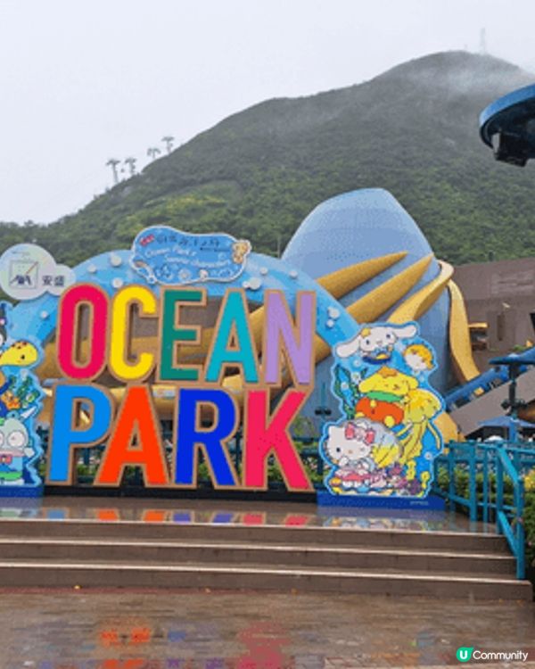 今個週末同屋企人去咗海洋公園玩，真係由朝到晚都咁精彩！除咗睇...