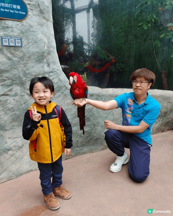 海洋公園真的是親子時光好去處，兩個小朋友每次都好喜歡去海洋公...