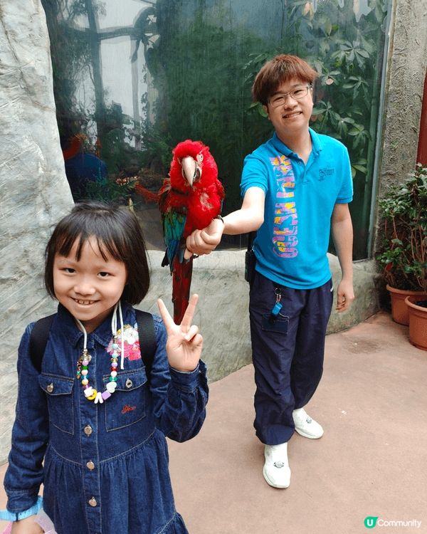 海洋公園真的是親子時光好去處，兩個小朋友每次都好喜歡去海洋公...