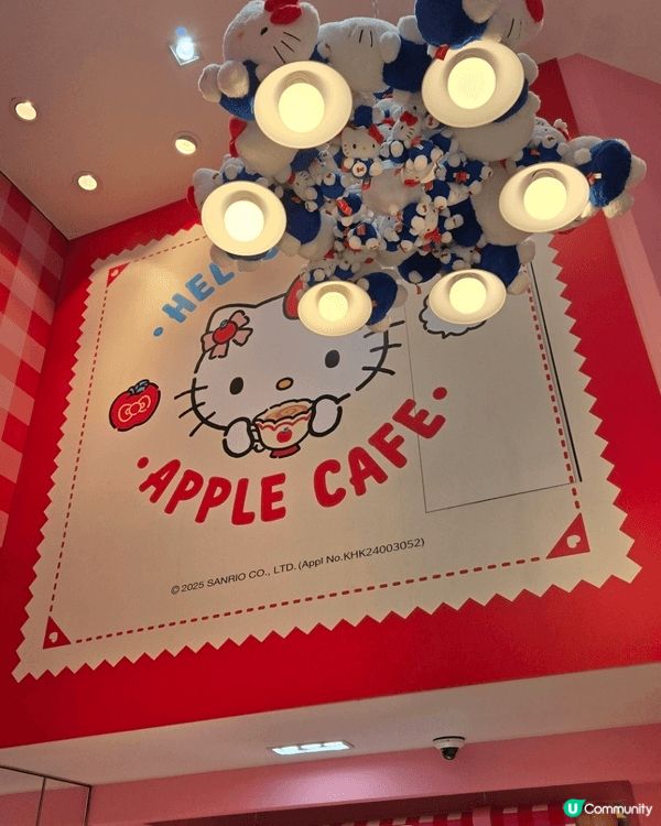 韓國首爾hello kitty apple cafe，喜歡h...