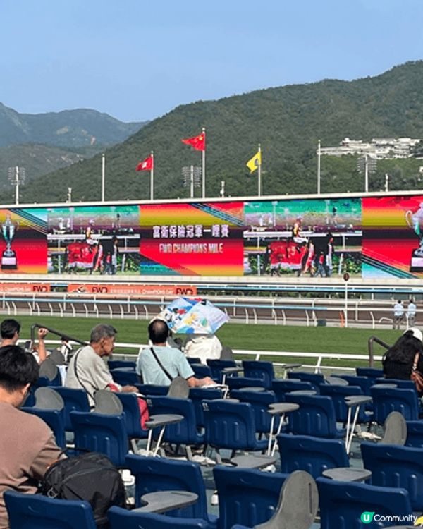 沙田馬場舉行嘅富衛冠軍賽馬日真係超級精彩！現場氣氛熱鬧到極，...