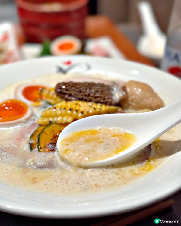 雲朵般的雞白湯☁️九龍灣拉麵店新登場🍜