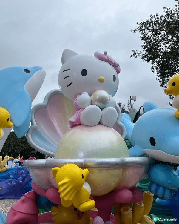 好鐘意Sanrio ！之前已經去了海洋公園一次，勁多勁靚打卡...