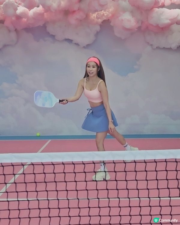 呢個九龍灣新開嘅pickleball 打卡又可以打波！好正啊...