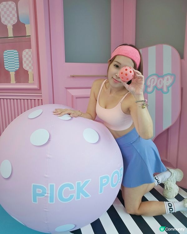 呢個九龍灣新開嘅pickleball 打卡又可以打波！好正啊...