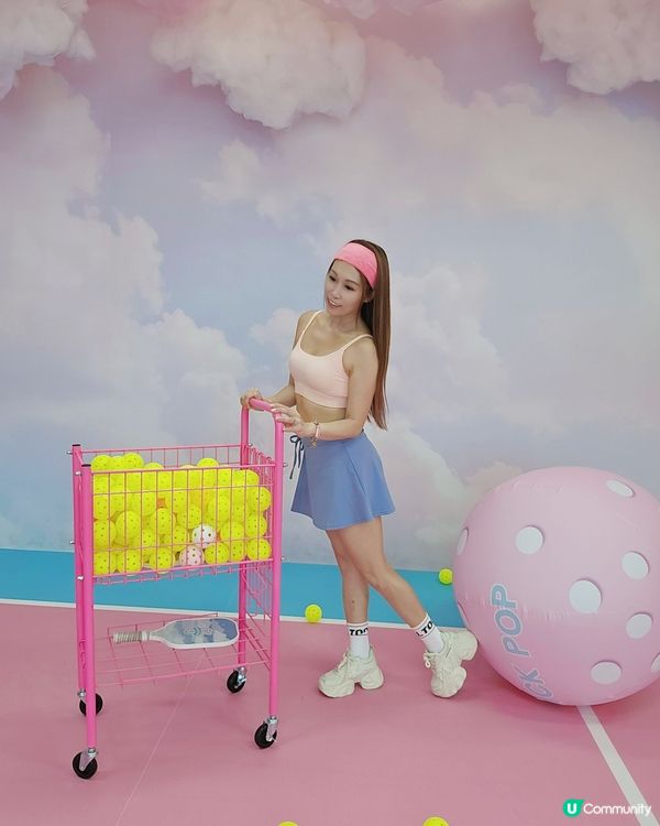 呢個九龍灣新開嘅pickleball 打卡又可以打波！好正啊...