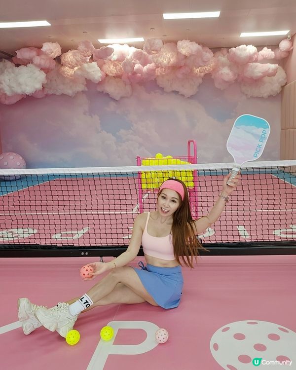 呢個九龍灣新開嘅pickleball 打卡又可以打波！好正啊...