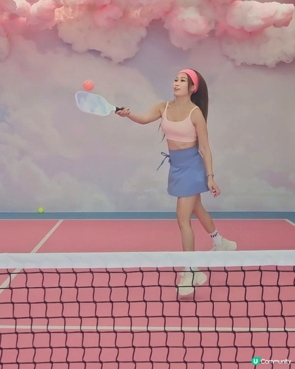 呢個九龍灣新開嘅pickleball 打卡又可以打波！好正啊...
