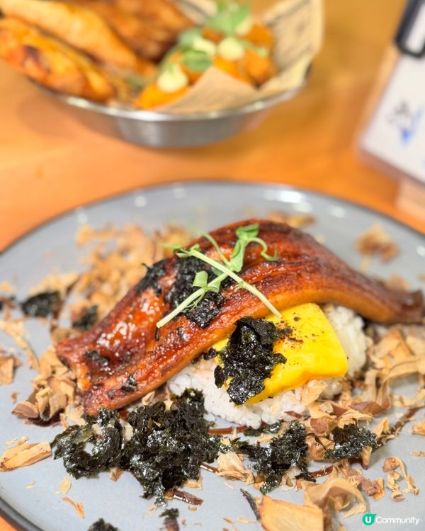 原條燒鰻魚超吸晴👀$28任食甜品Cafe