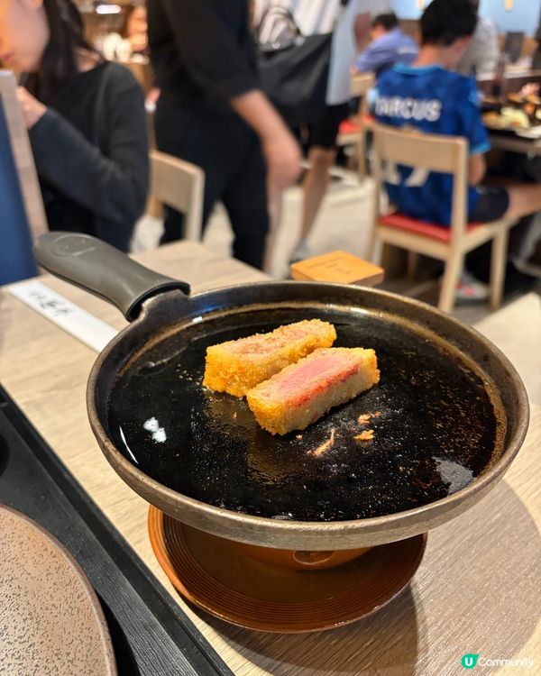 行airside之前同朋友試左呢間京都勝牛