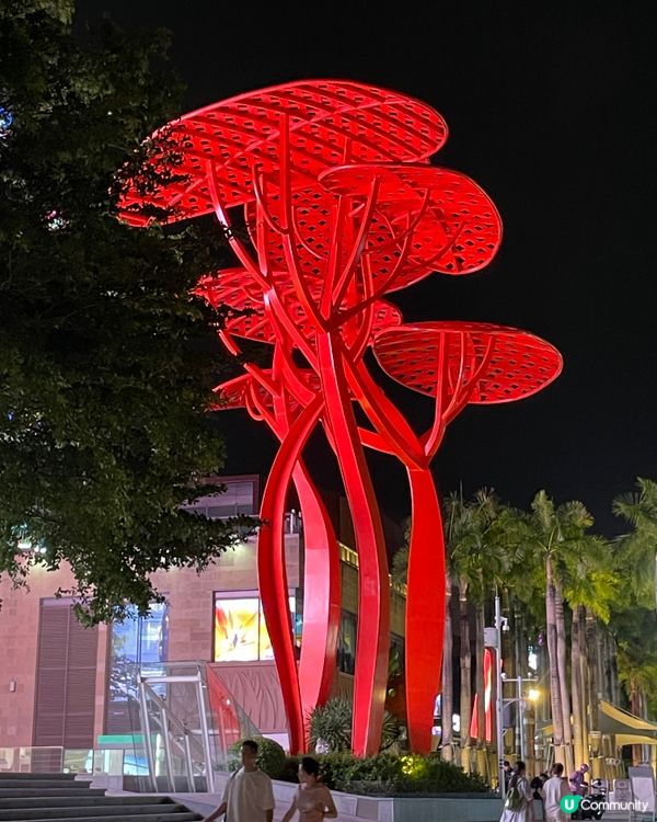 🌃深圳歡樂海岸･夜晚|湖面燈光+水秀劇場,呢度係深圳最浪漫嘅...