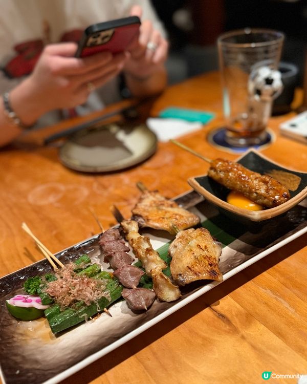 睇住維港食串燒🤤🥢