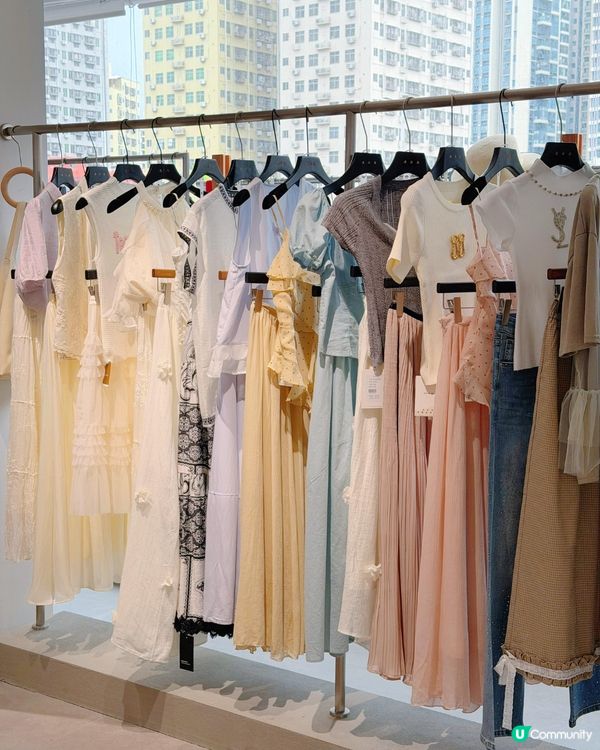 深圳新開1000㎡獨棟服裝店👗韓系/法式/連衣裙/返工衫/休閒風
