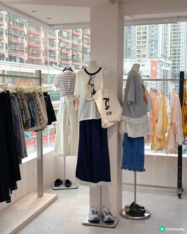 深圳新開1000㎡獨棟服裝店👗韓系/法式/連衣裙/返工衫/休閒風