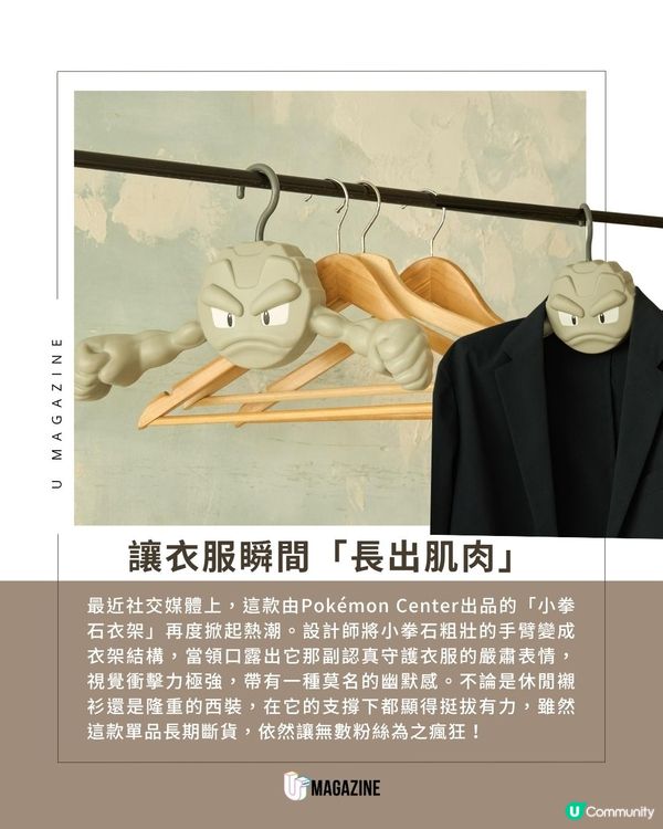 網路瘋傳「爆紅神物」小拳石衣架｜長期斷貨！掛件恤衫都特別霸氣！                                                    