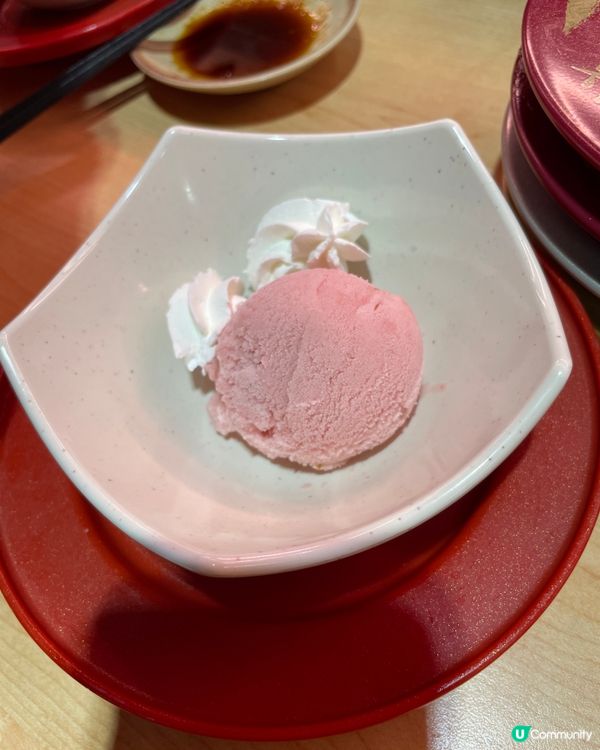 🍣大埔壽司郎|$8士多啤梨雪糕+芝士羅勒玉子壽司,新menu...