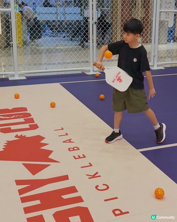 第一次打picleball💪 勁有興趣！