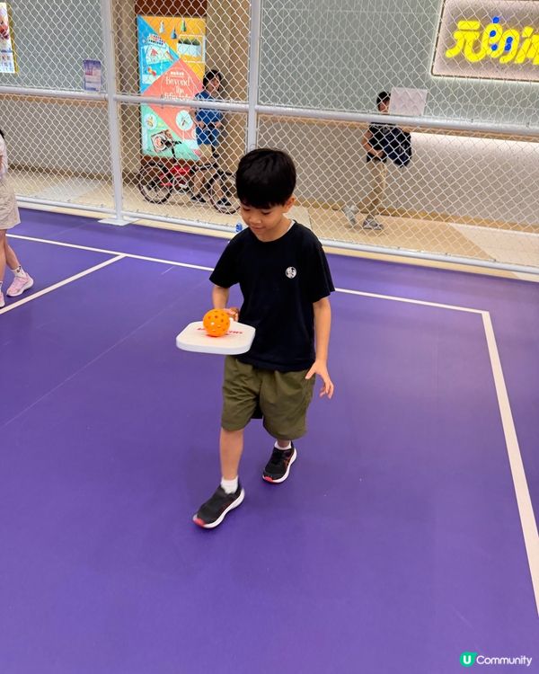 第一次打picleball💪 勁有興趣！
