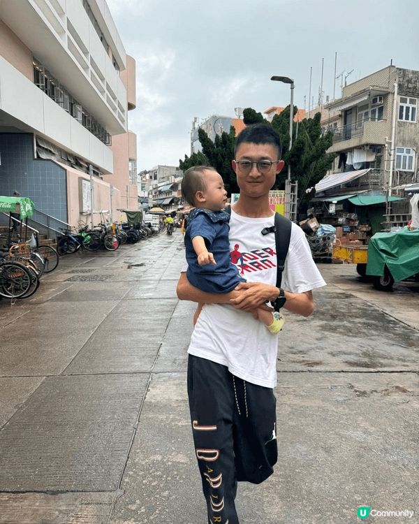 趁住復活節一家人去長洲行下，雖然天氣唔算好好，但係都冇落大雨...
