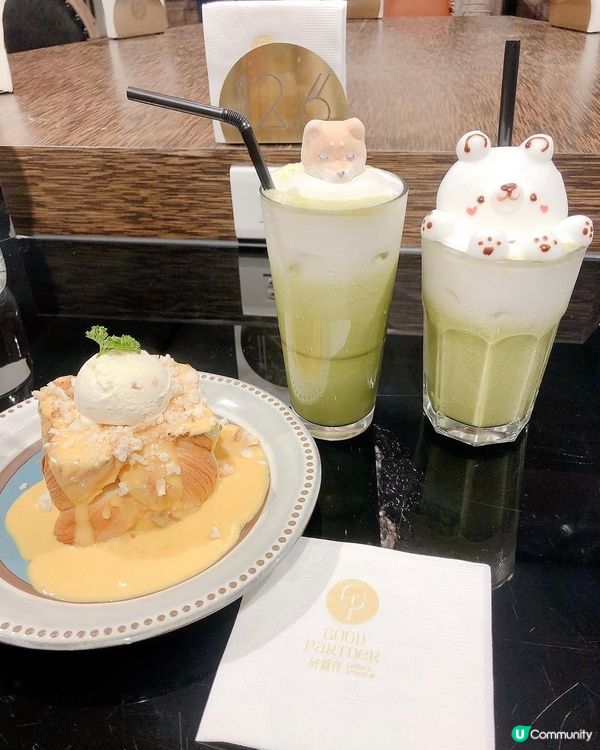 療癒系拉花☕️厚鬆餅🤤 |  LikeLike 💯
