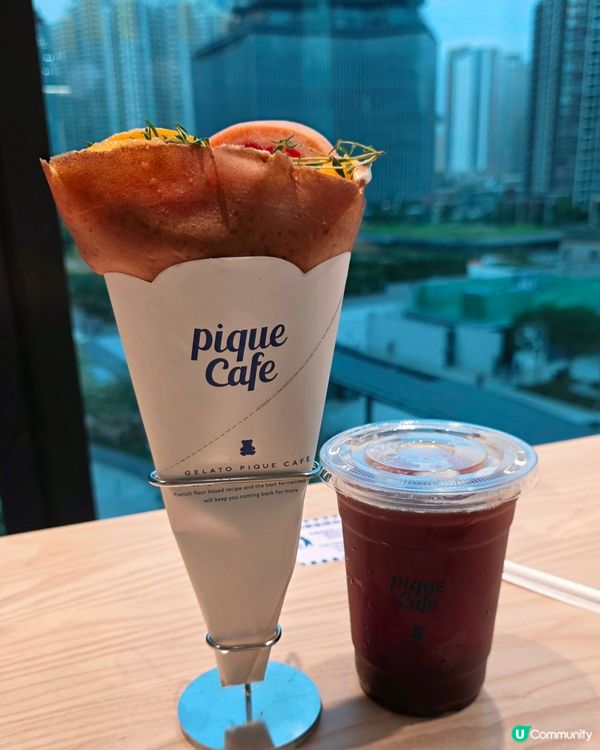 夏日限定🍊柑橘可麗餅！
