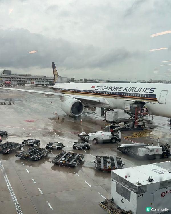 機上飛得穩超舒服！✈️🥳