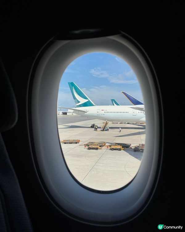 機上飛得穩超舒服！✈️🥳