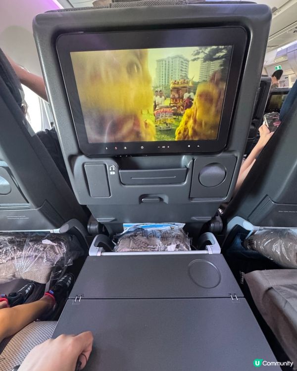 機上飛得穩超舒服！✈️🥳